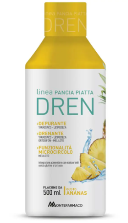 PANCIA PIATTA DREN Ananas 500ml